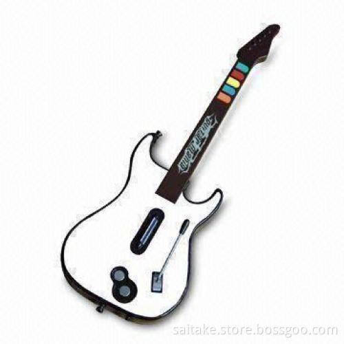 Wireless Guitar Controller for PS2/PS3/PC/Wii/XBOX360, with 10 Built-in Songs